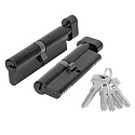 Цилиндровый механизм (200 ZM/100) 2000ZM Knob 100 (45+10+45) BL-24 черный 5Key с вертушкой